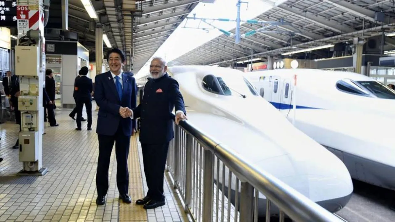 Modi, Abe lay foundation stone of high-speed rail project