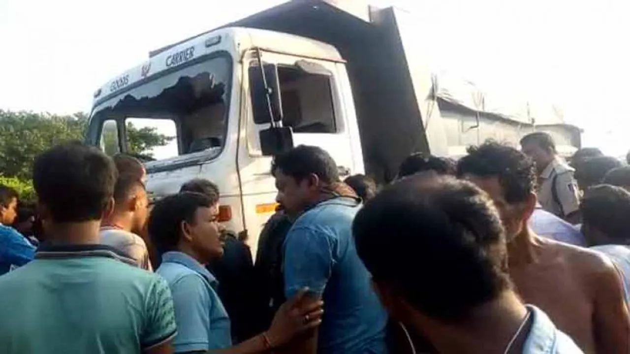 Haiwa Truck Runs Over 3 Children In Odisha