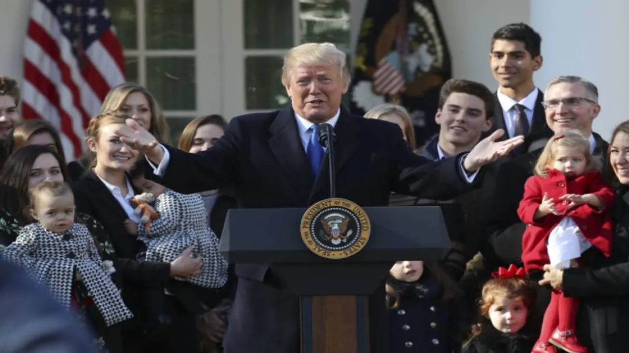 Trump addresses anti-abortion march via video