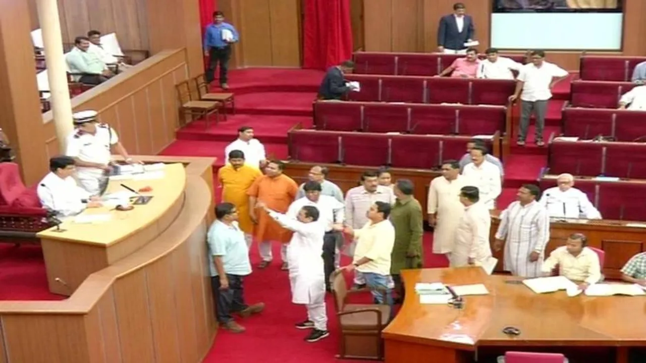 House adjourned till 3 pm as as Opp adamant on Odia as official language