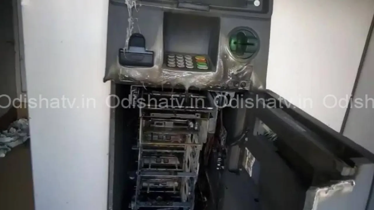 ATM set on fire in Soro