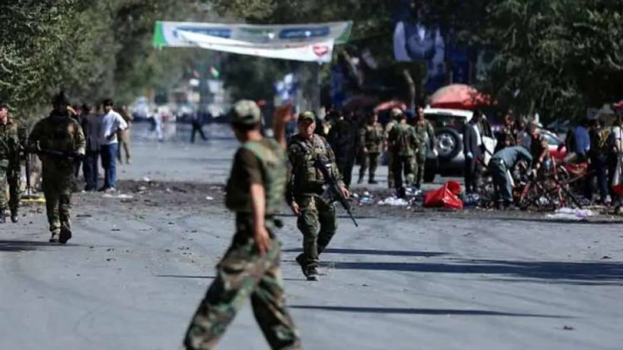 Blast at Afghan President's rally kills 26
