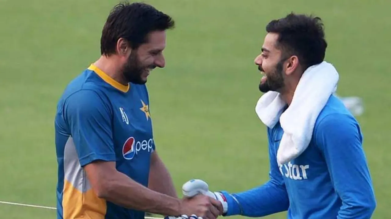 Keep Entertaining Fans Across The World: Afridi Tells Kohli