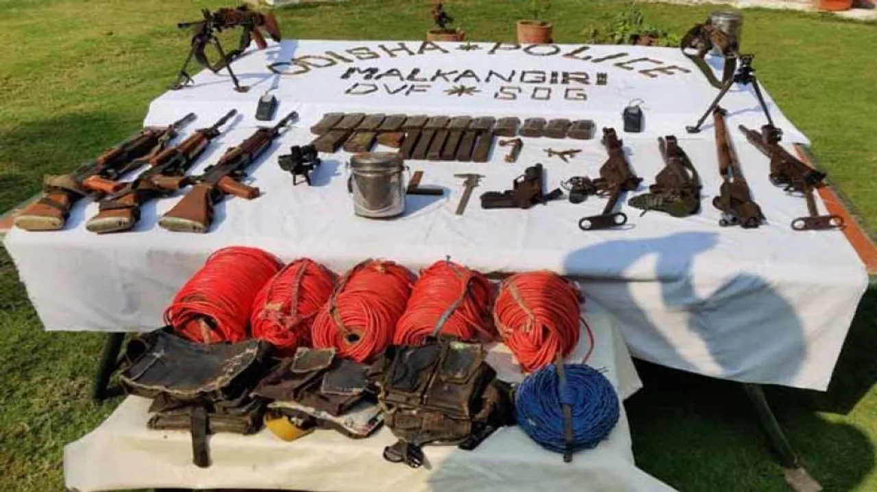 Here's How Odisha Police, BSF, CRPF Accomplished One Of The Biggest Counter-LWE Ops In Malkangiri
