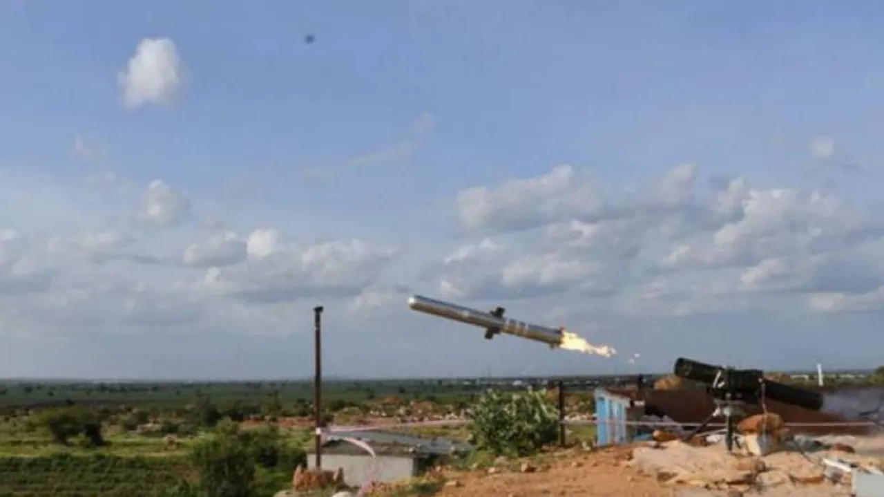 DRDO successfully tests third-generation anti-tank missile