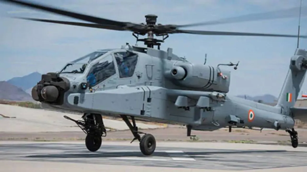 IAF Inducts Eight Apache Attack Helicopters