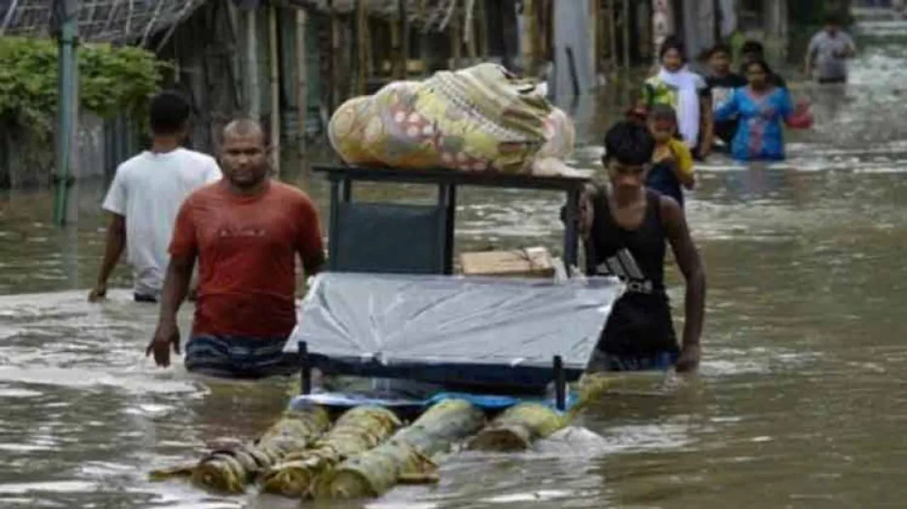 Assam Flood Situation Grim; 71 Dead, 40 Lakh Affected