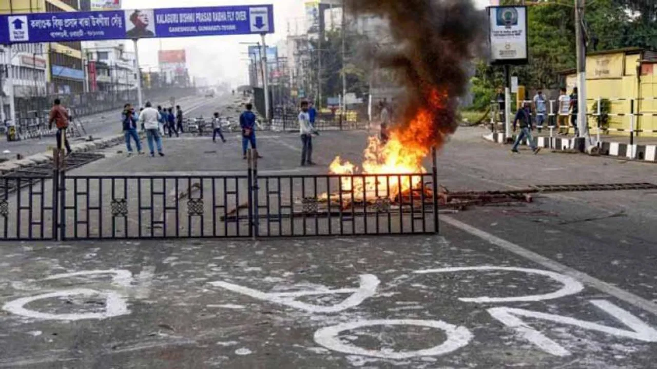 Oil Tanker Set Ablaze In Assam, Driver Killed As Protests Continue