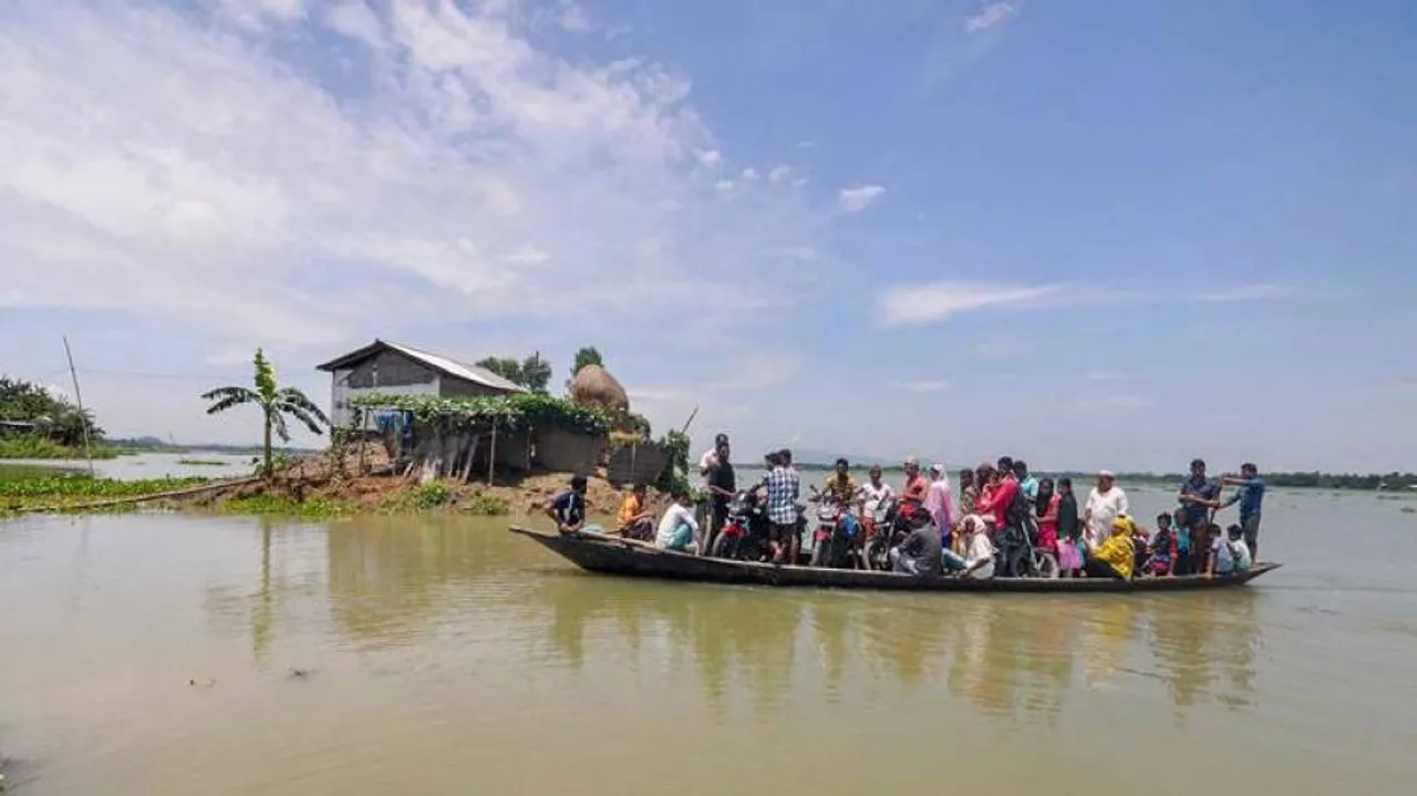 Flood affects 116 Assam villages after excess water released from dam