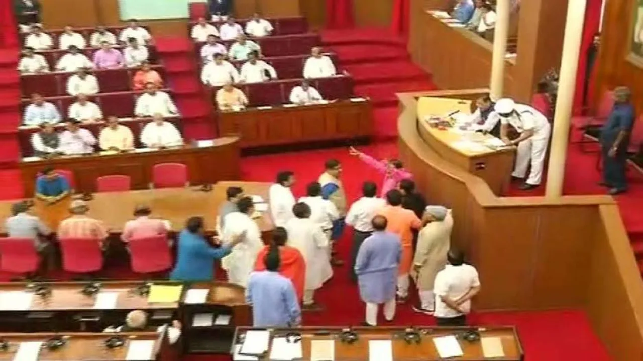 Odisha Assembly adjourned till tomorrow due to ruckus by Congress