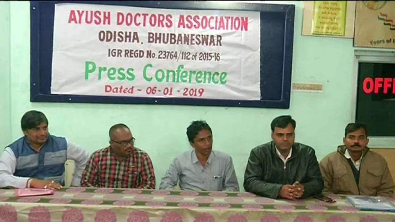 AYUSH doctors protest Odisha govt's apathy, threaten cease-work stir