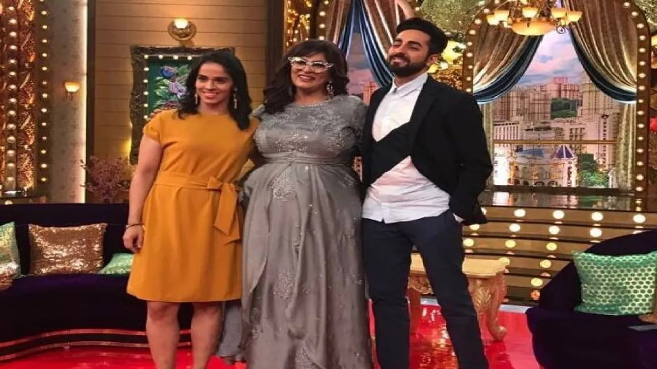 Ayushmann, Saina Nehwal enjoy 'crazy live fun'