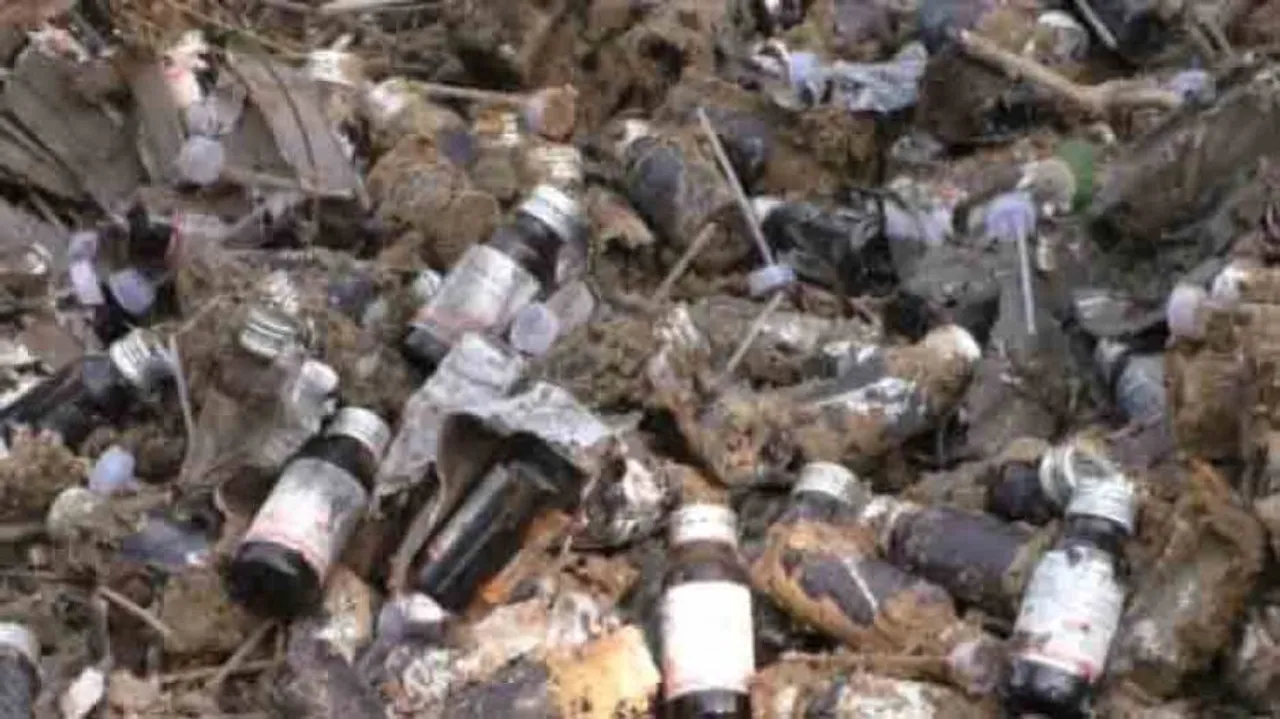 Hundreds of unexpired medicine bottles found dumped