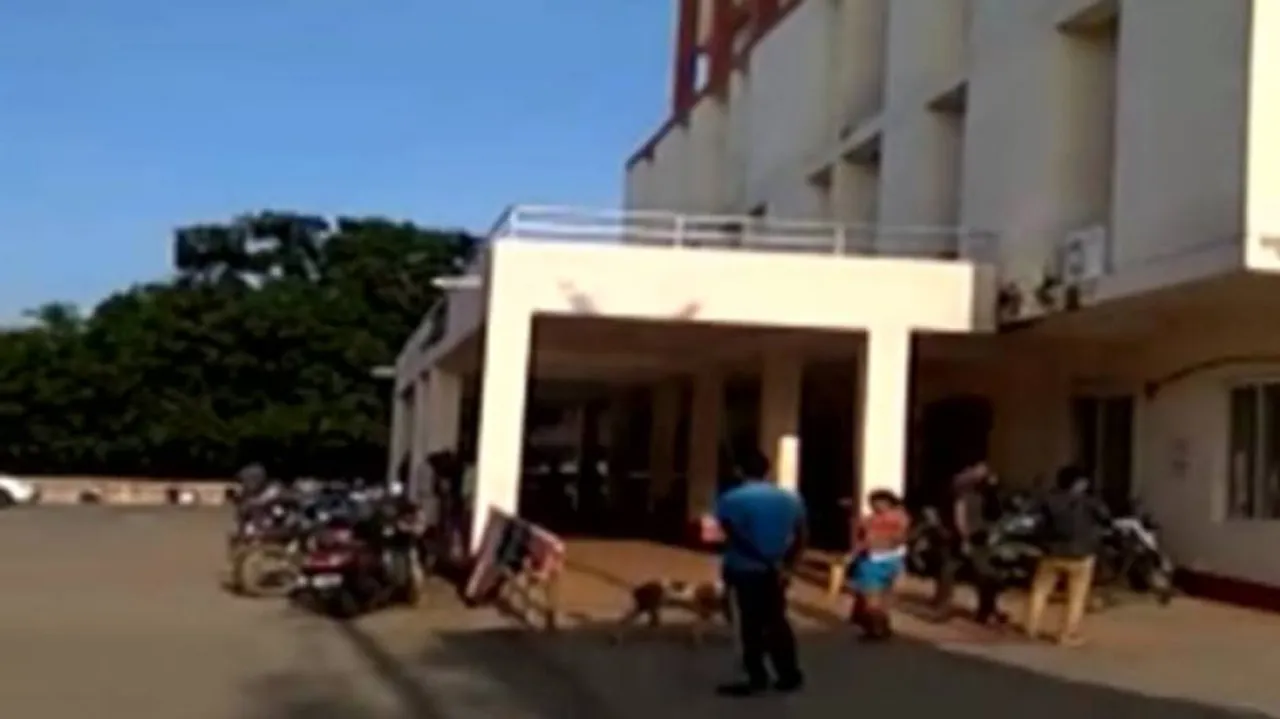 Stray dog feeds on dead infant inside Balasore hospital premises