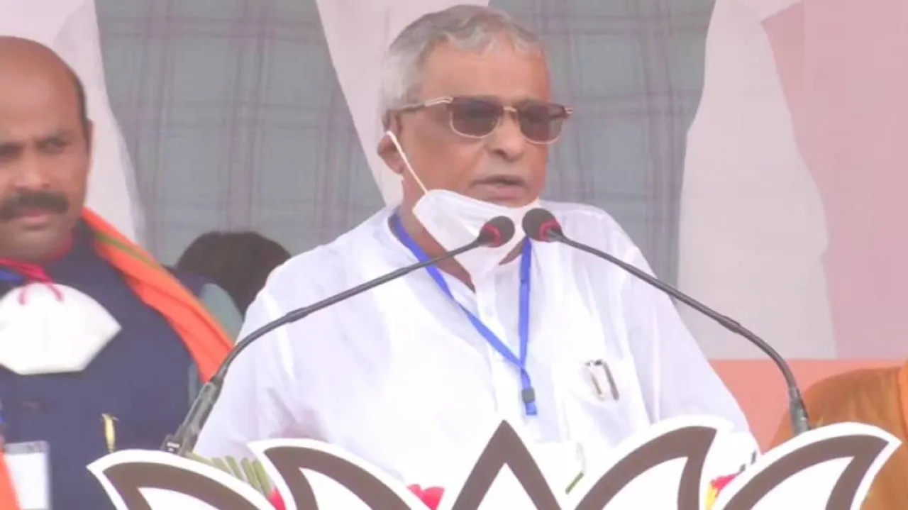 TMC MP Sisir Adhikari Joins BJP At Amit Shah's Rally