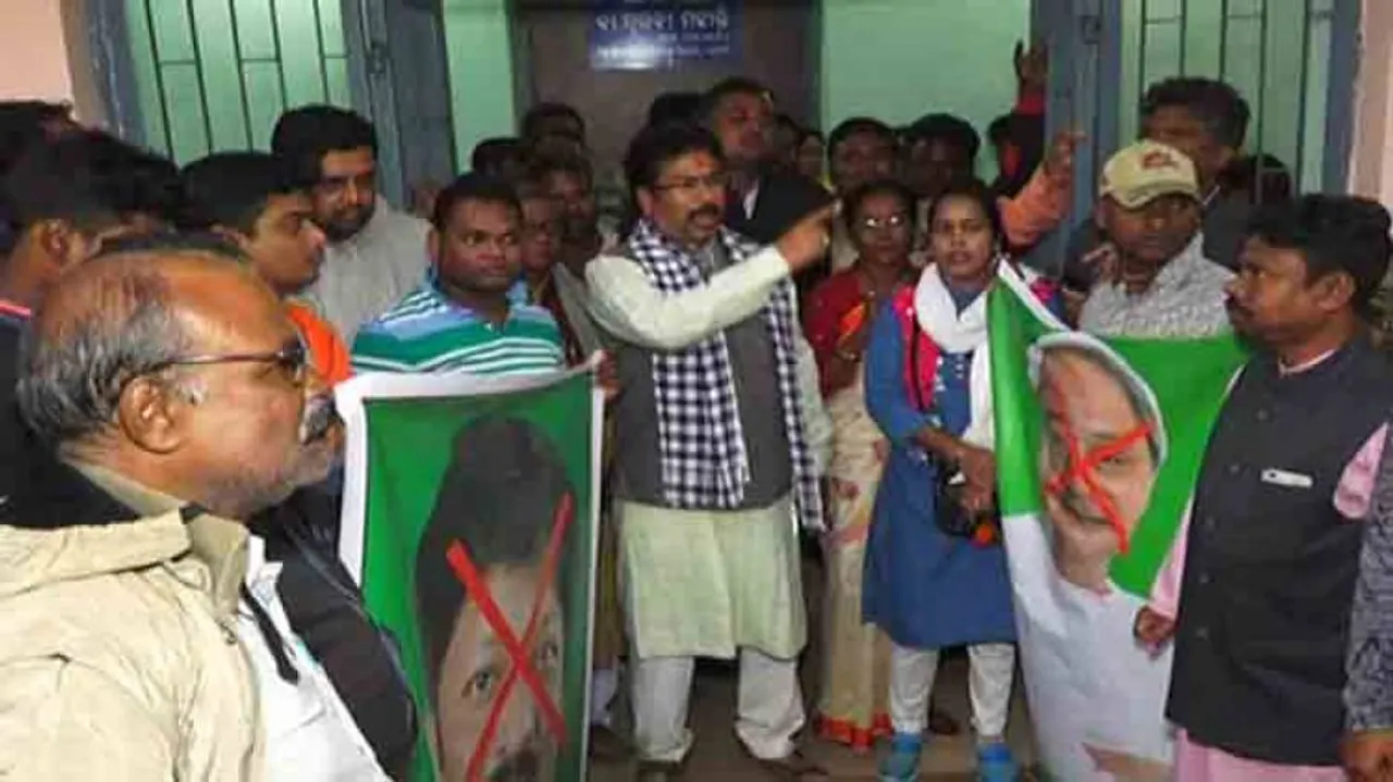 BJP protests transfer of 45 doctors in Mayurbhanj