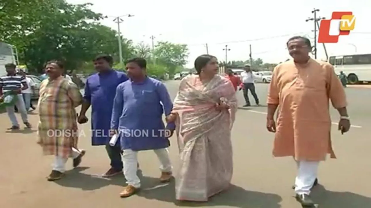 Accept resignation of Dr Budhan Murmu: BJP delegation roars at Naveen Niwas