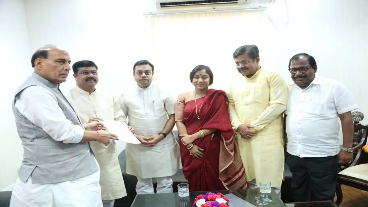 State BJP delegation meets HM, seeks help to protect Parbati Sasmal