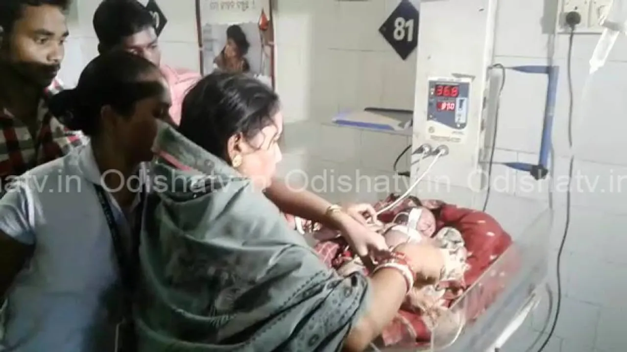 Newborn girl found abandoned on temple premises