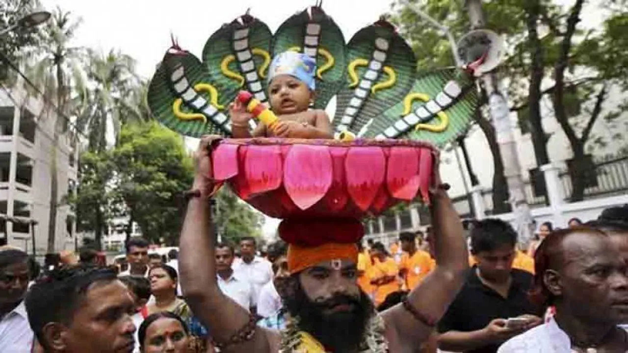 Bangladeshi Hindus celebrate colourful Janmashtami in Dhaka