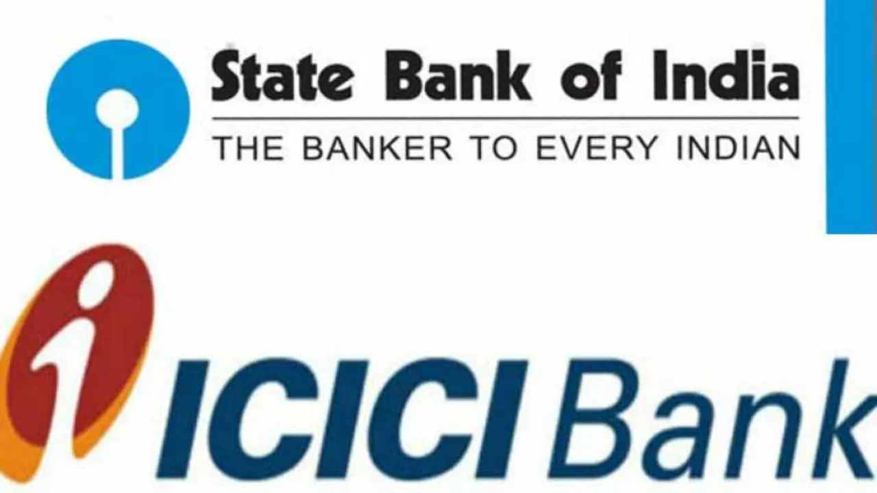 SBI, ICICI Bank trade in red, HDFC Bank in green