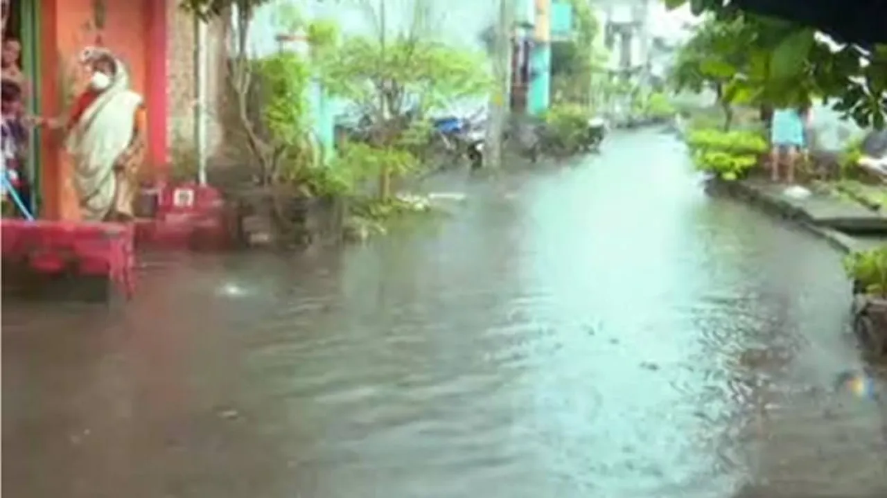 Heavy Rain Triggers Water Logging In Odisha's Berhampur