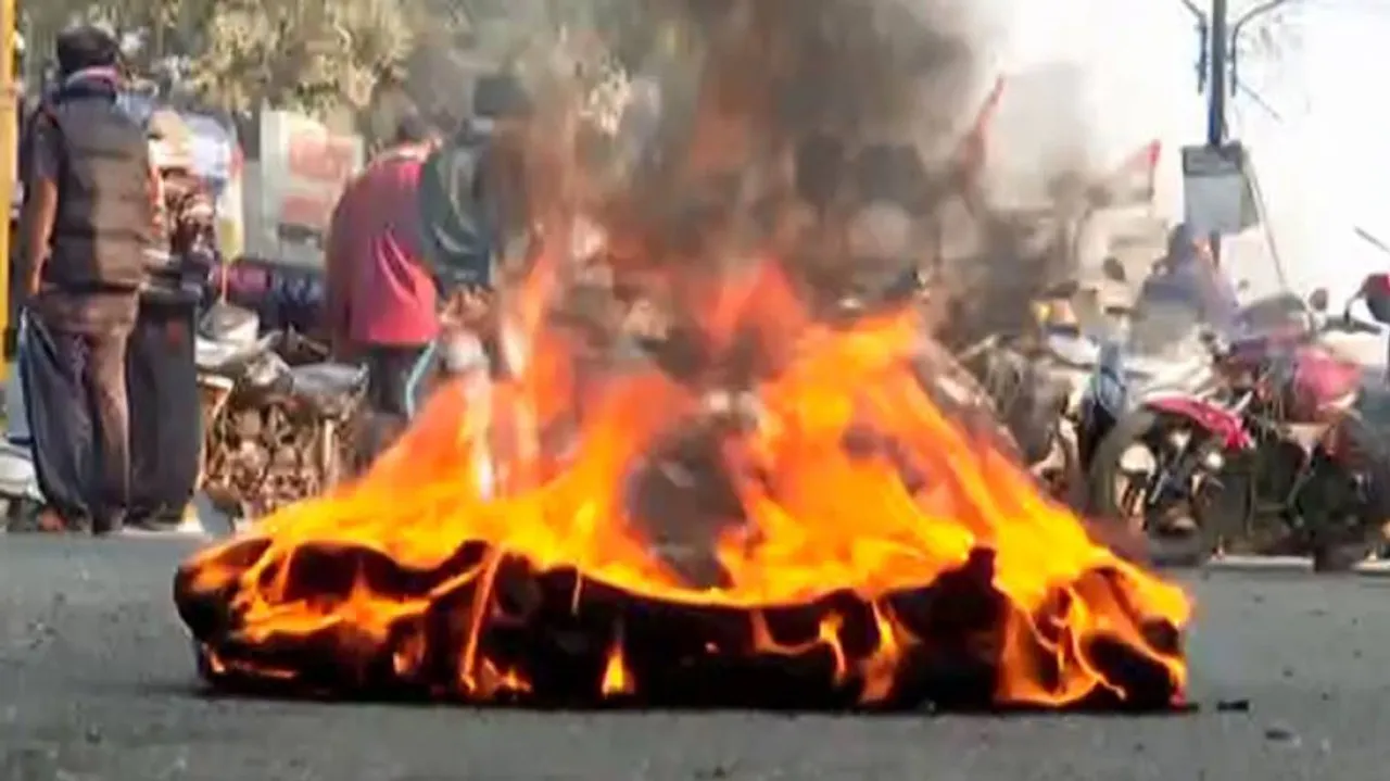 In Pics: Bharat Bandh Throws Normal Life Into Disarray In Odisha