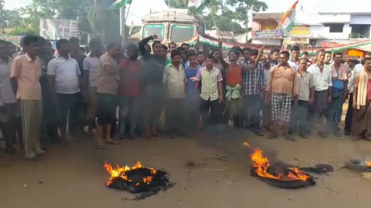 Bus tragedy: Congress observes 12-hour Bhuban bandh