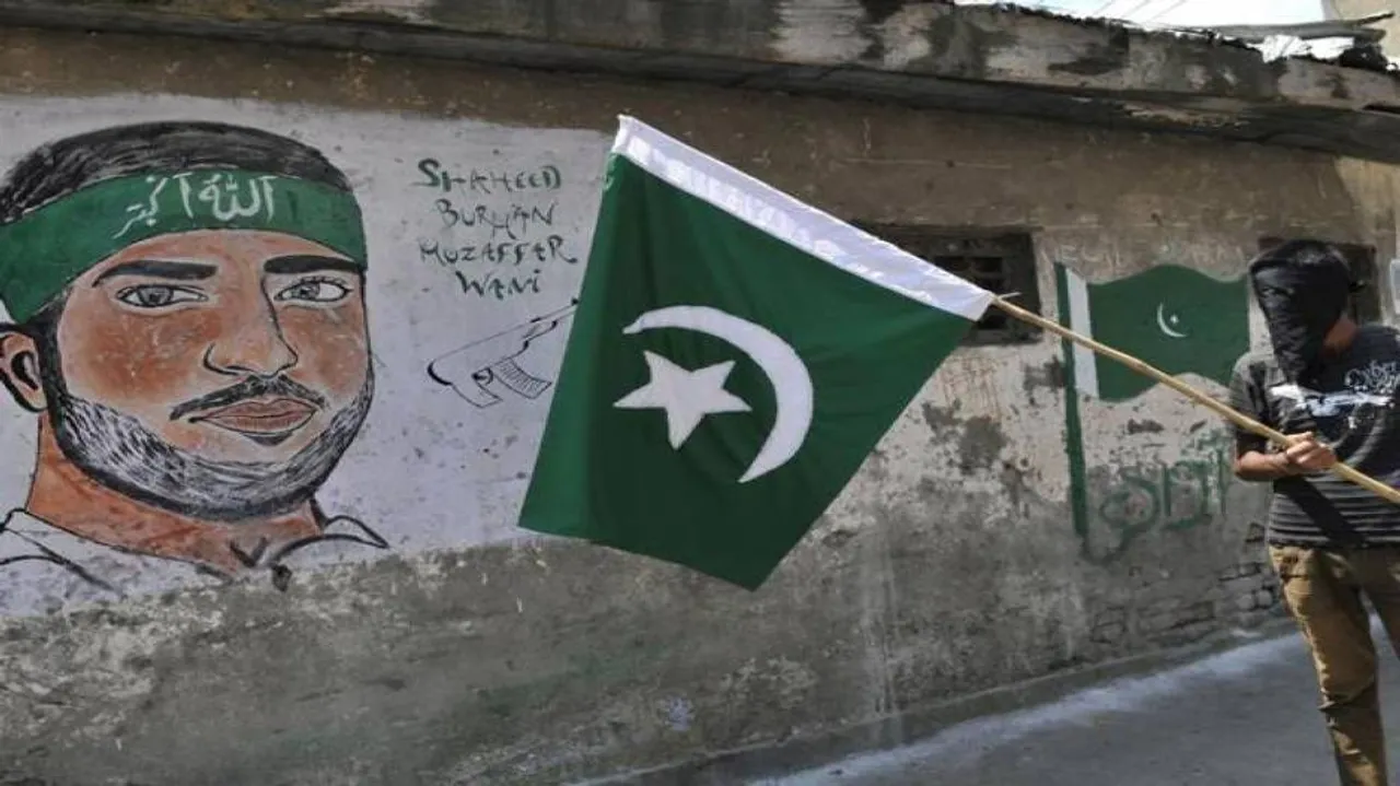 Pakistan reading from Lashkar script to hail Burhan: India