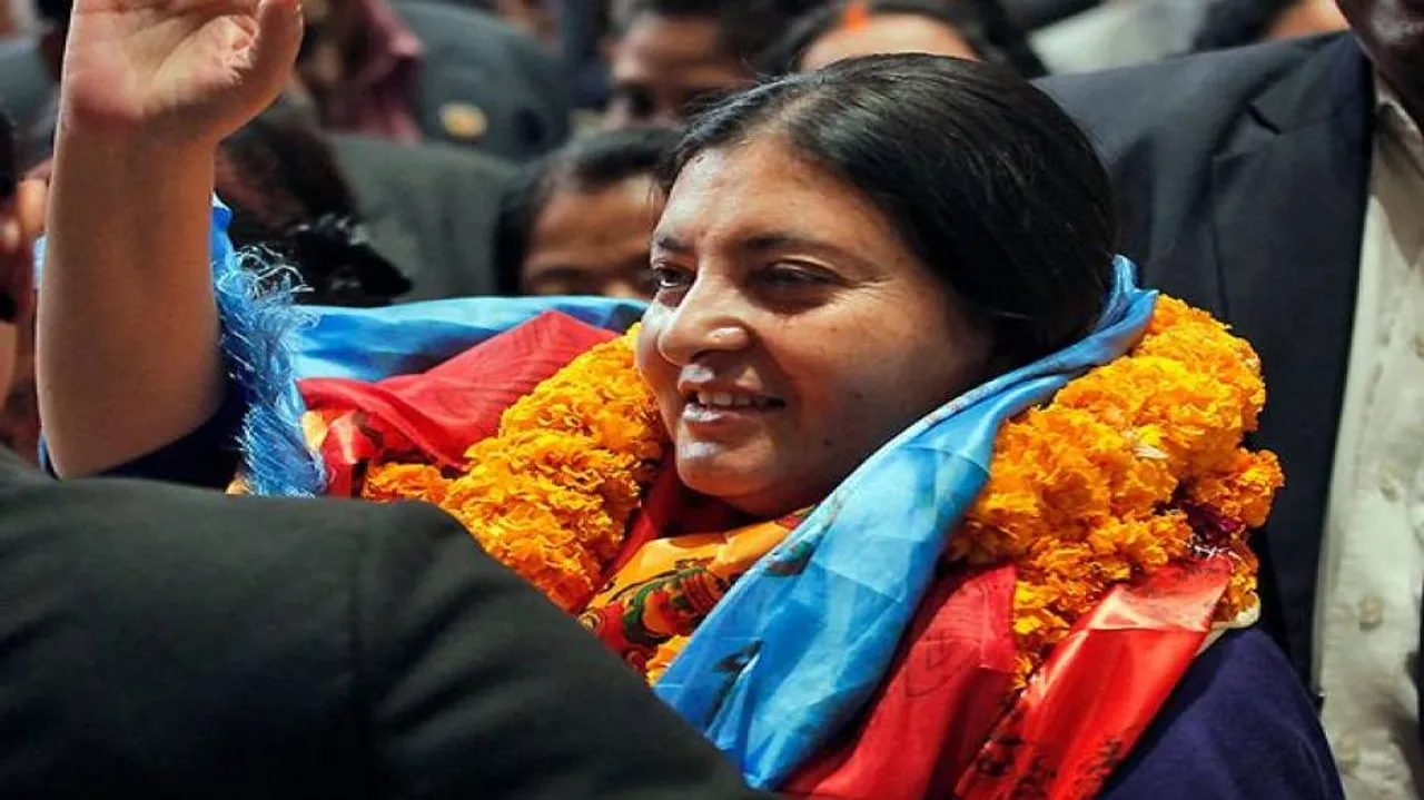 Nepali President arrives in Delhi
