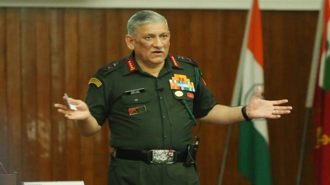 Army chief asks J&K students to join Indian armed forces