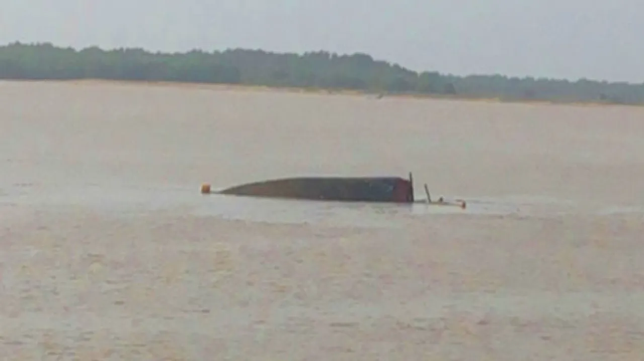 Overloaded boat capsizes, passengers swim to safety