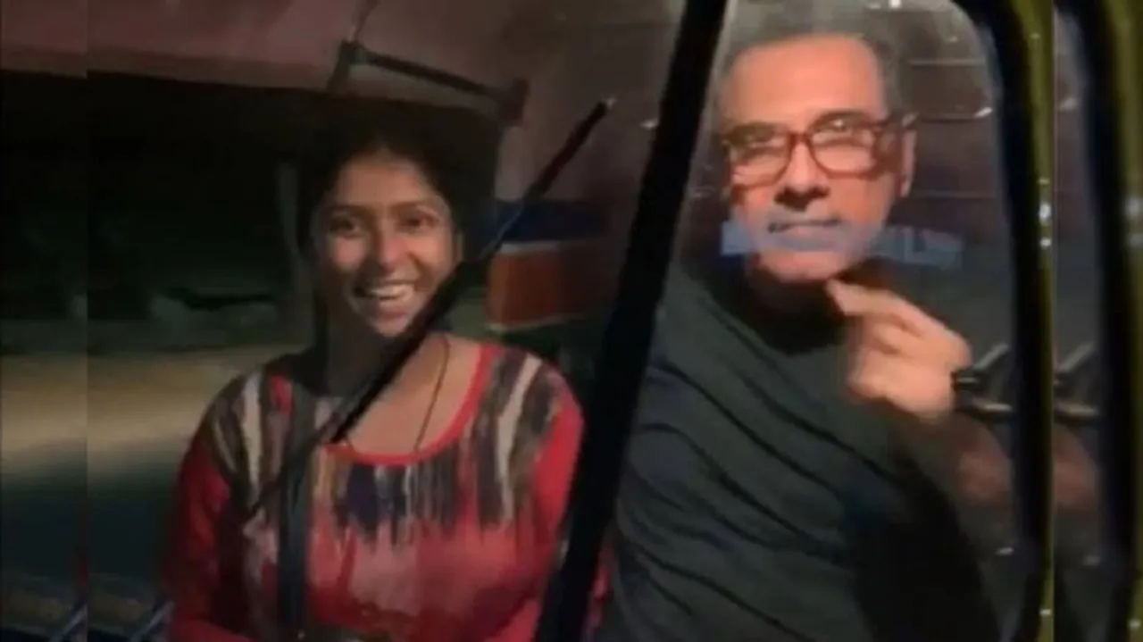 Boman takes auto ride with Marathi actress-driver
