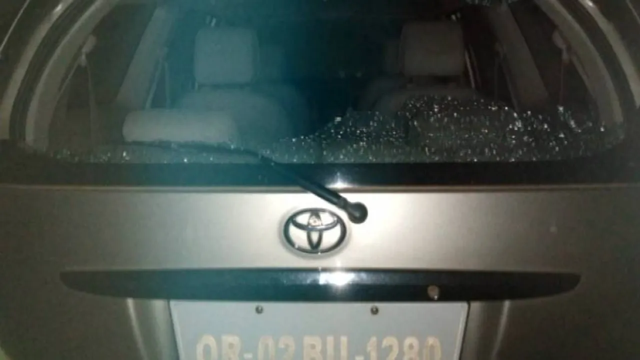 Bombs hurled at vehicle of MP Prashanta Nanda’s son