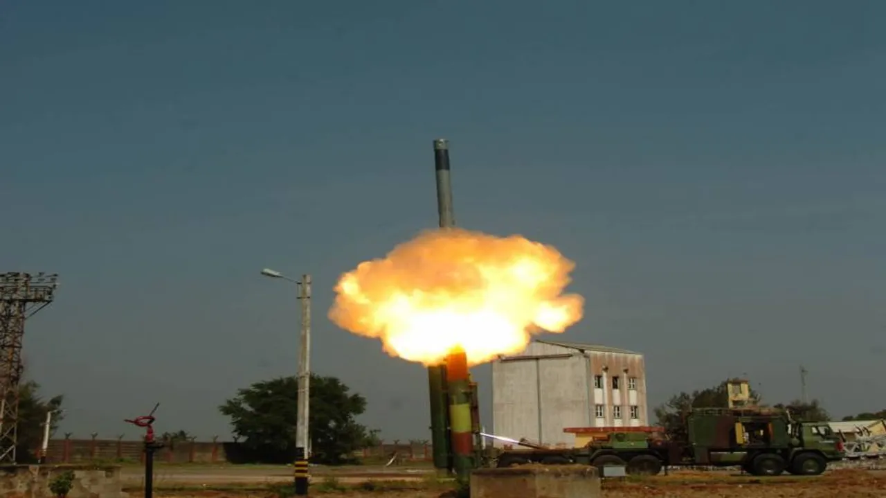 Supersonic cruise missile Brahmos test-fired