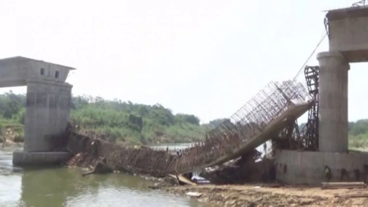 Portion of under-construction bridge collapses in Balasore