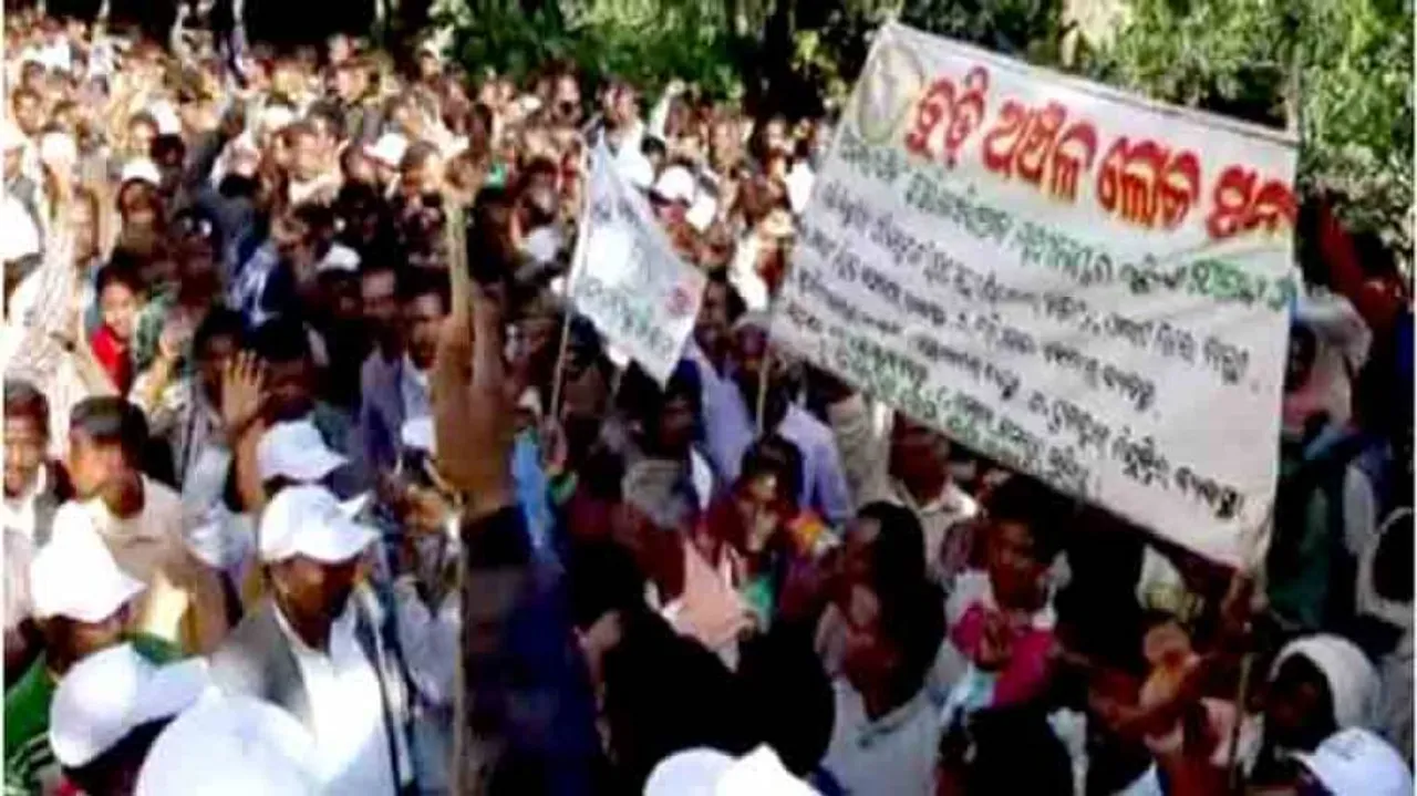 Protest by Budi people in koraput