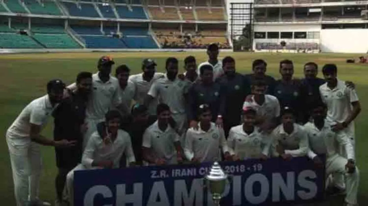 Ranji champions Vidarbha clinches Irani Cup title
