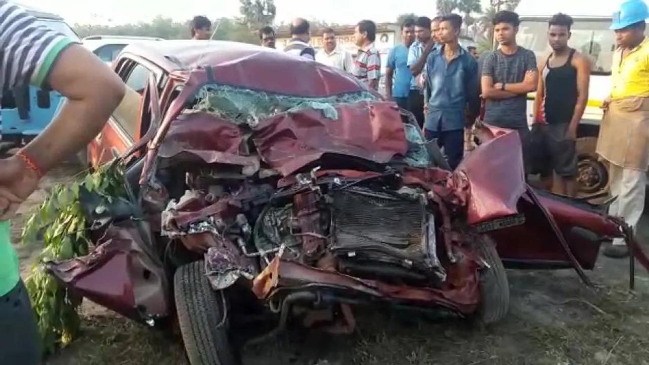Three of family killed in road mishap