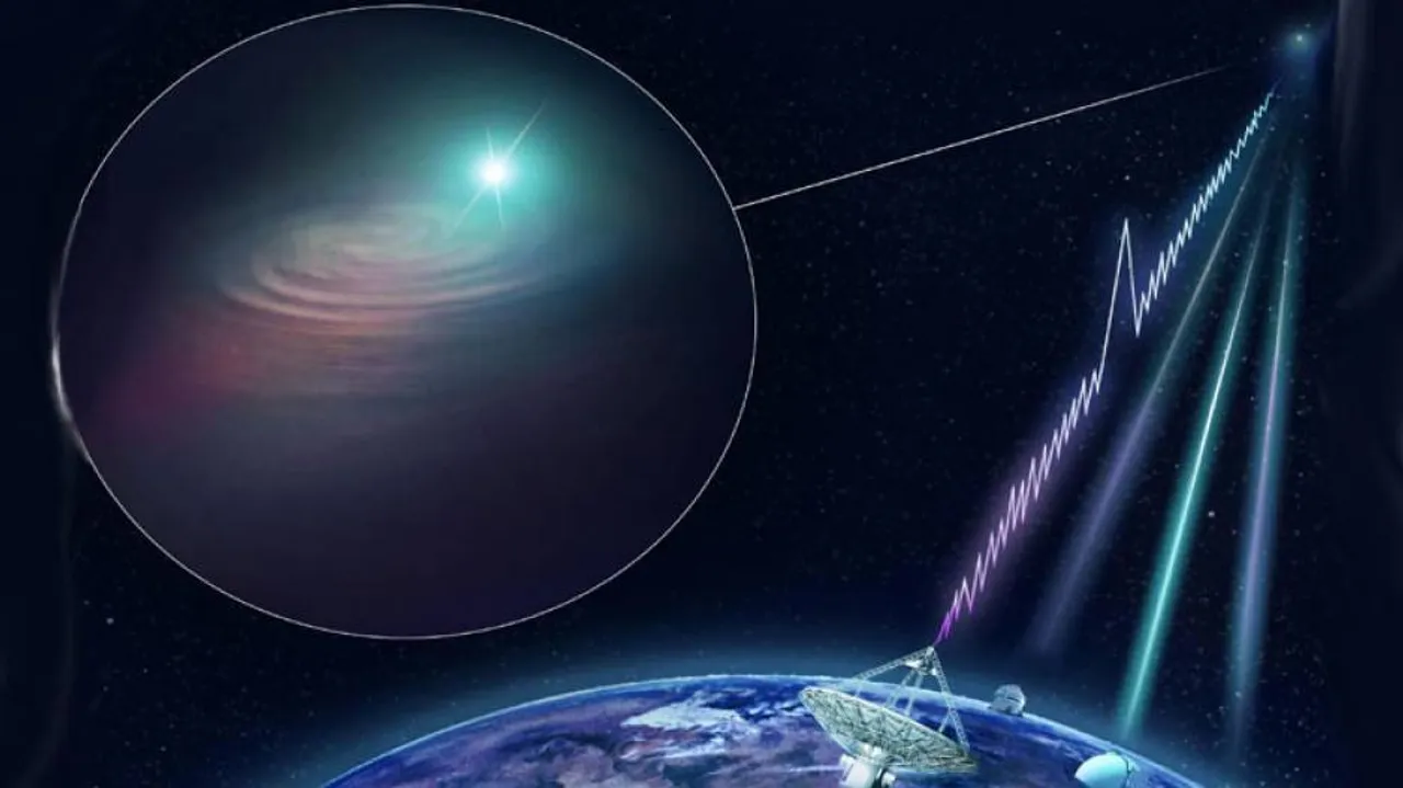 Astronomers discover precise location of cosmic radio waves
