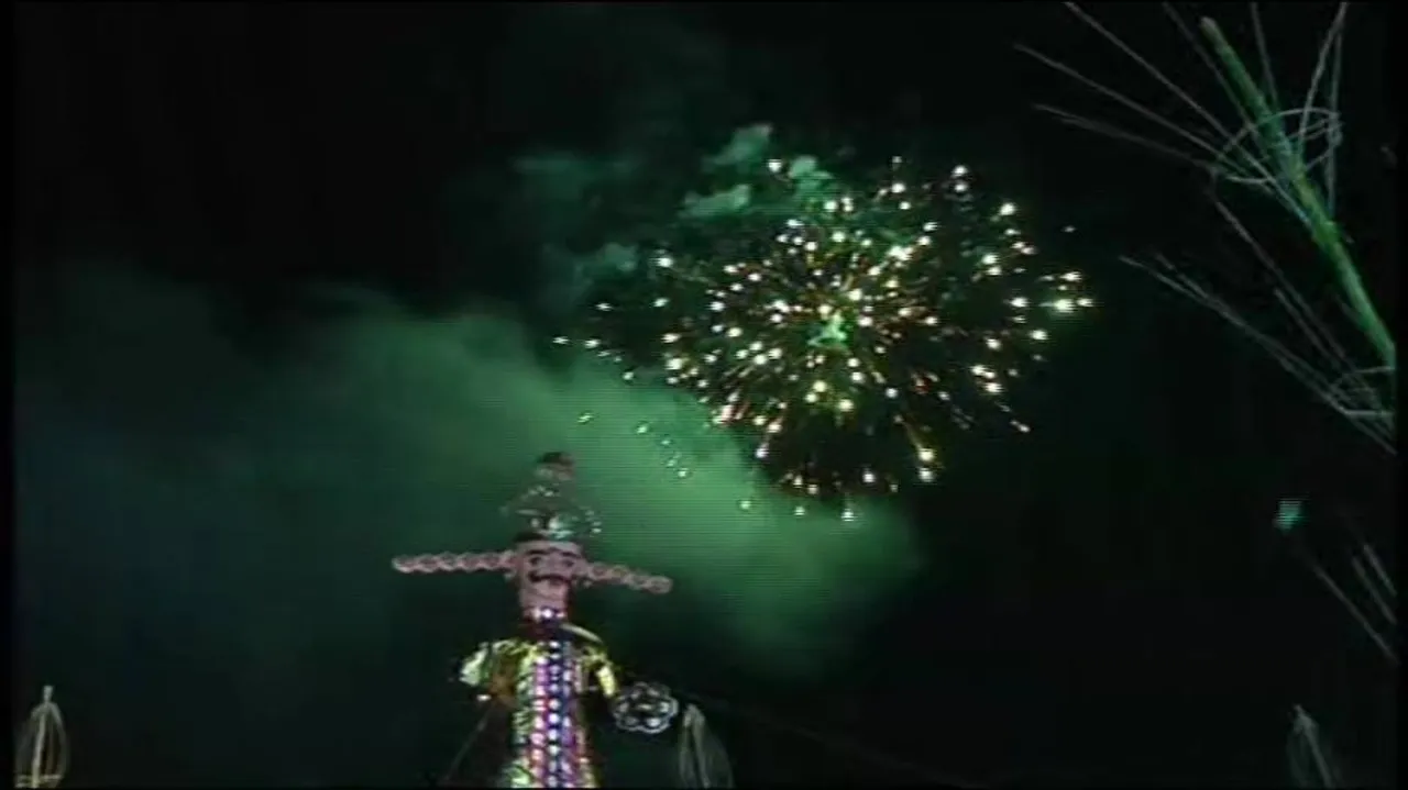 Ravan Podi marks end of Dussehra celebration