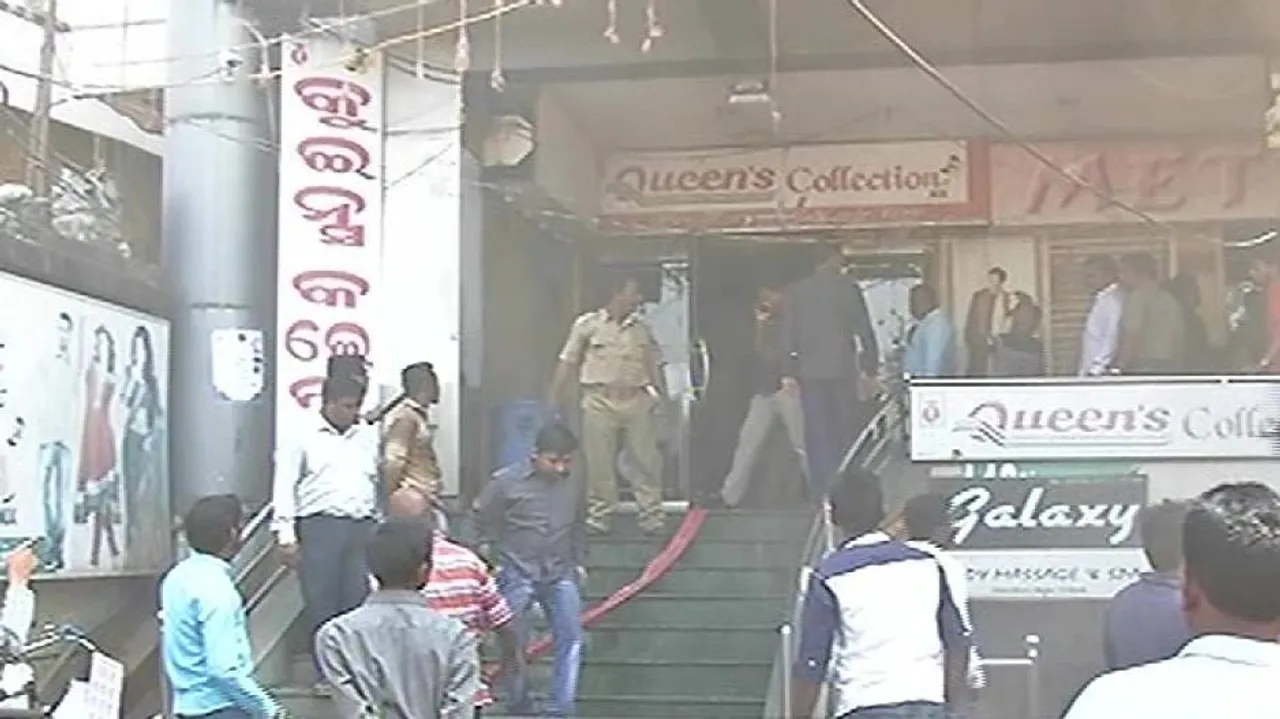 Another garment showroom in Cuttack catches fire