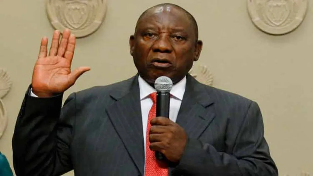 S. African President Ramaphosa takes oath of office