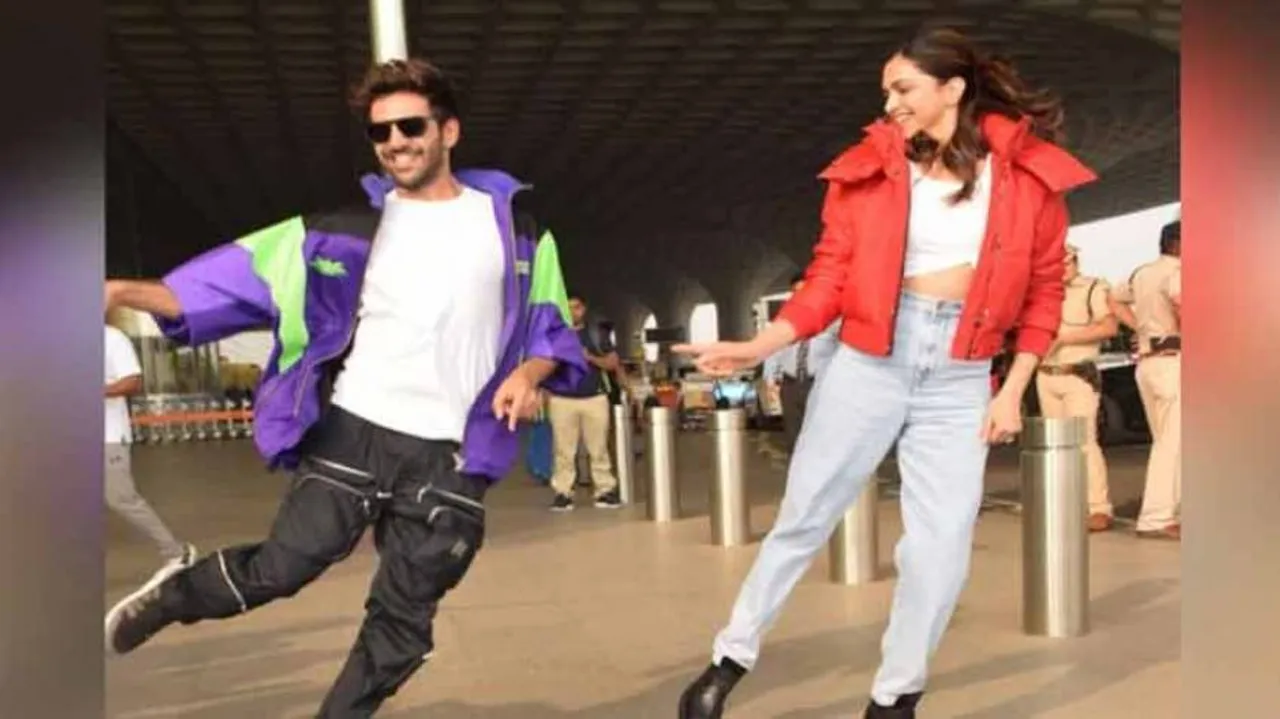 Deepika Padukone, Kartik Aryan Shake A Leg On Dheeme Dheeme