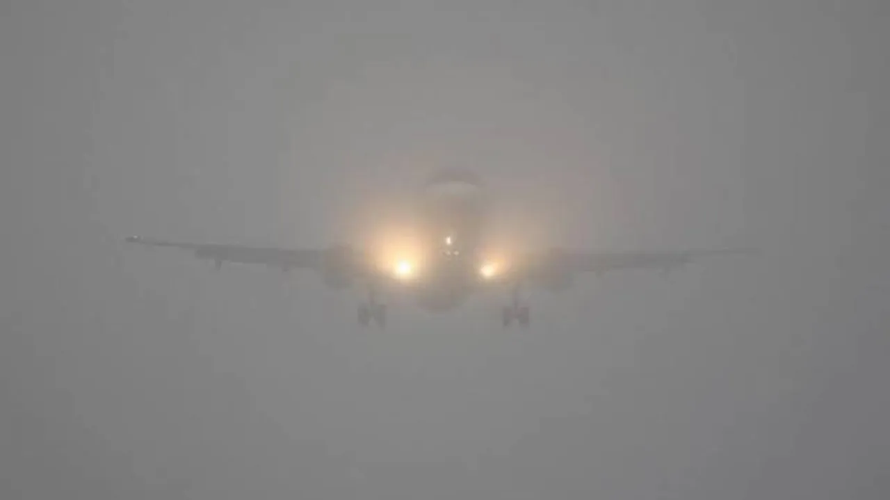 32 Flights Diverted From Delhi Airport Due To Low Visibility