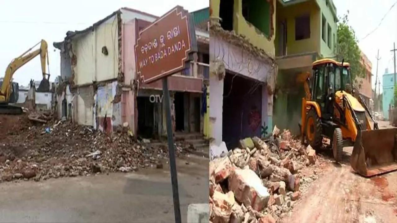 Demolition Drive Begins Near Puri Srimandir & Lingaraj Temple