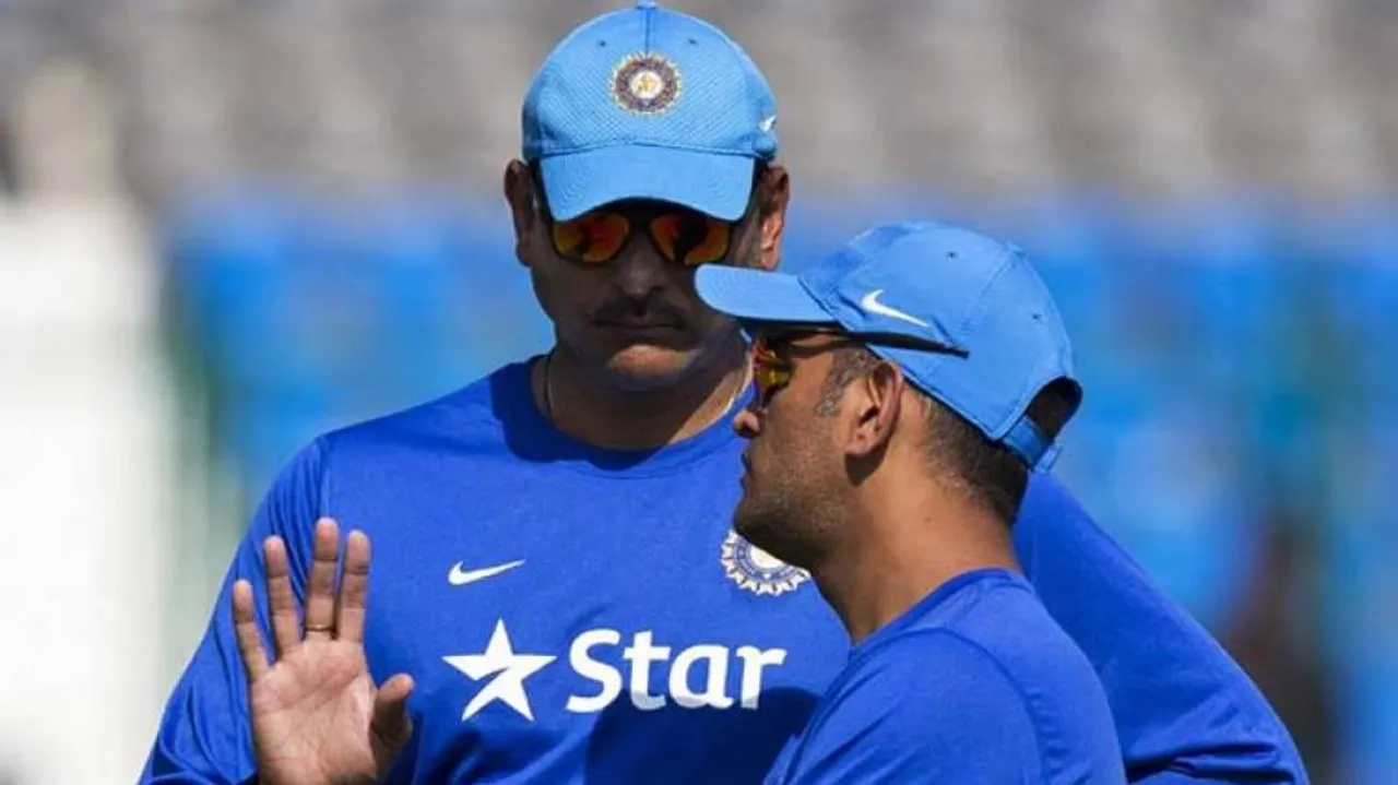 Dhoni turns to 'former spinner' Shastri for advice