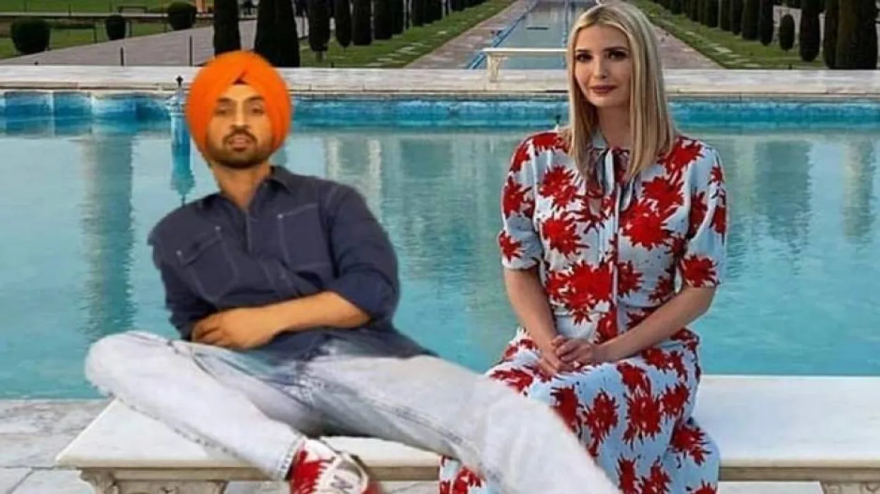 Diljit Dosanjh Photoshops Himself With Ivanka Trump