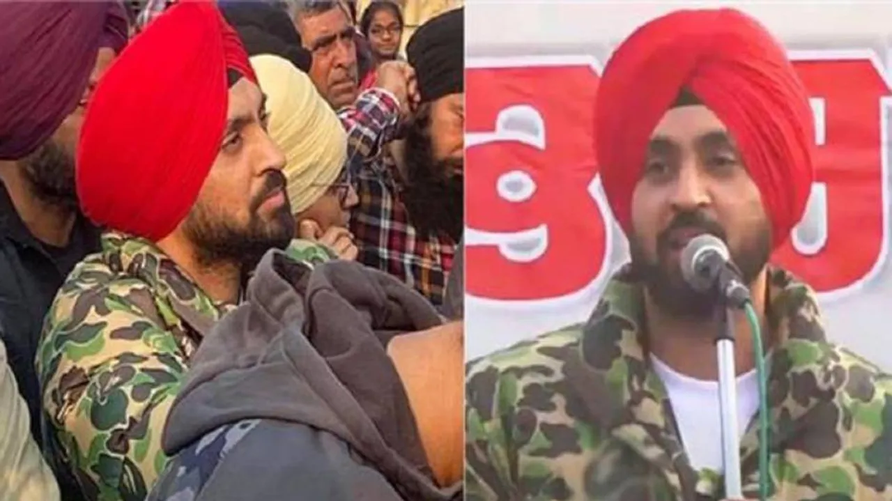Diljit Dosanjh Joins Farmers' Protest, Asks Demonstrators To Hold Peaceful Agitation