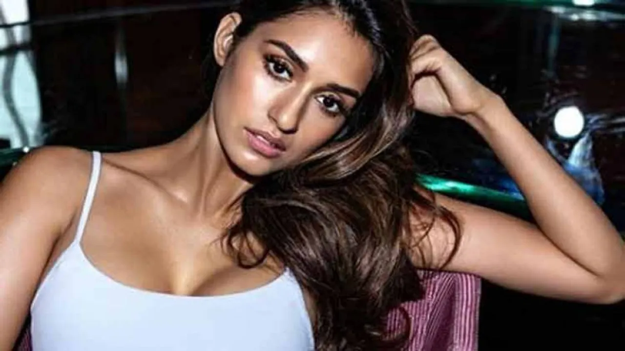 Disha Patani Reveals Toned Thighs In Blue Mini-skirt